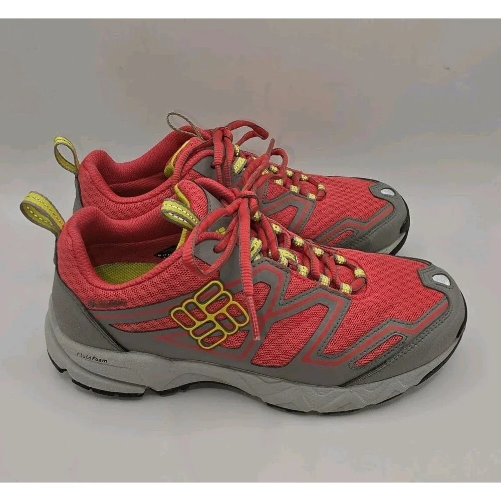 Columbia Vigorous Omni Tech Pink Waterproof Sneakers Shoes 1041 Womens Size 7.5